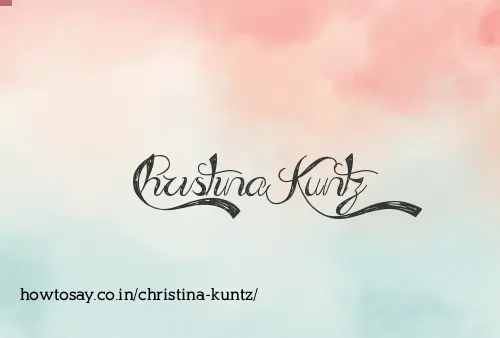 Christina Kuntz