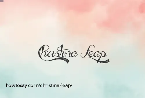 Christina Leap