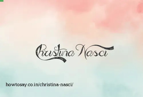 Christina Nasci