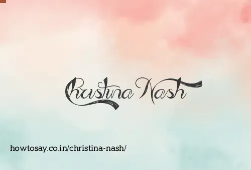 Christina Nash