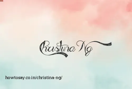 Christina Ng
