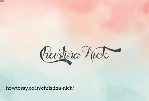 Christina Nick