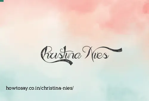 Christina Nies