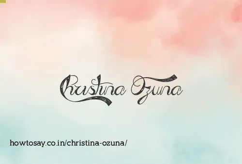 Christina Ozuna