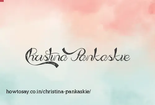 Christina Pankaskie