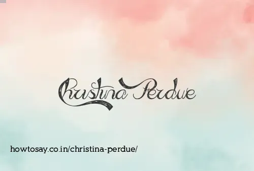 Christina Perdue