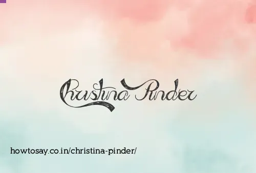 Christina Pinder