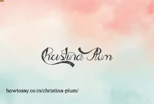 Christina Plum