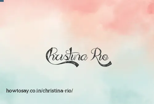 Christina Rio
