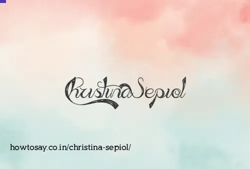 Christina Sepiol
