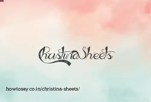 Christina Sheets