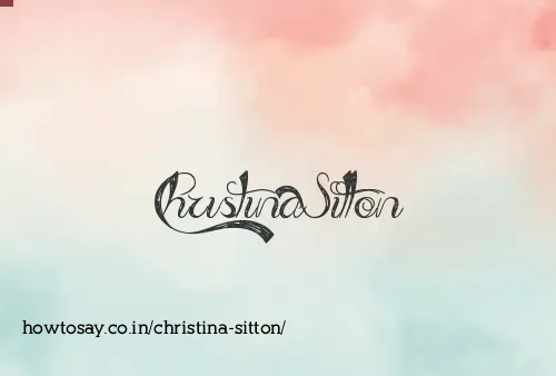 Christina Sitton