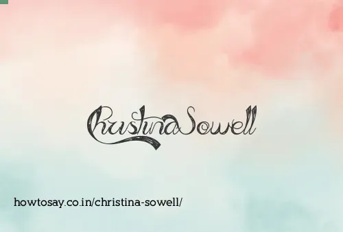 Christina Sowell