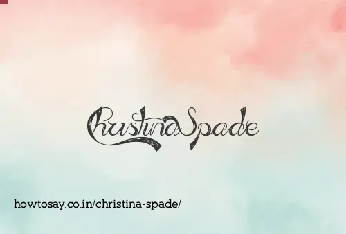 Christina Spade