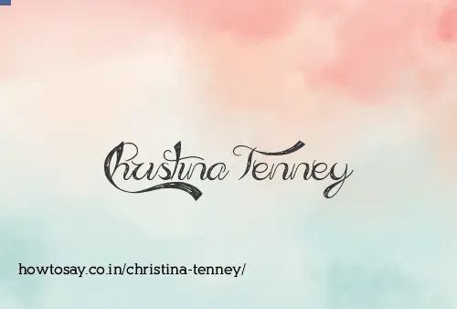 Christina Tenney