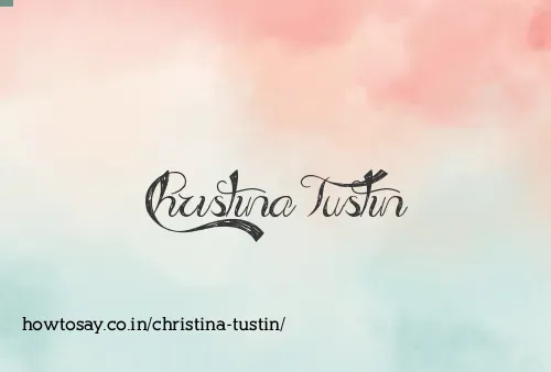 Christina Tustin