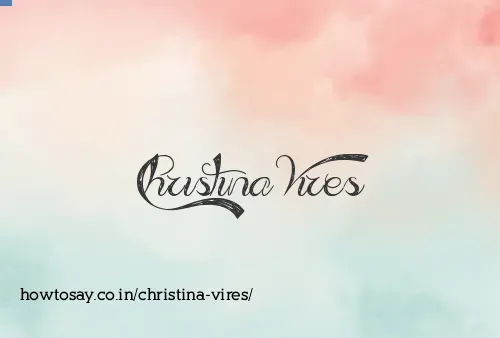Christina Vires