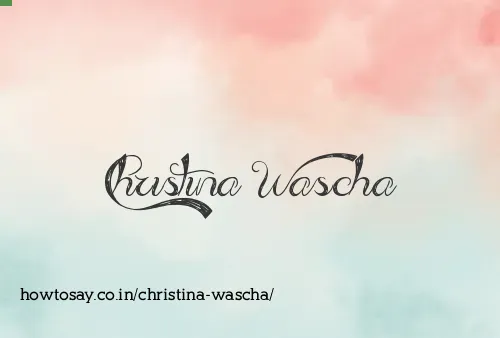 Christina Wascha
