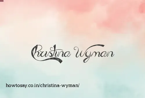 Christina Wyman