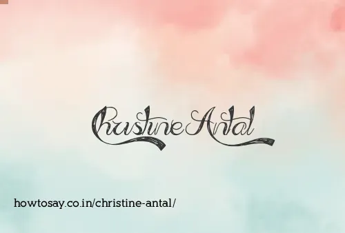 Christine Antal