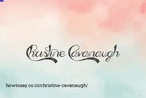 Christine Cavanaugh
