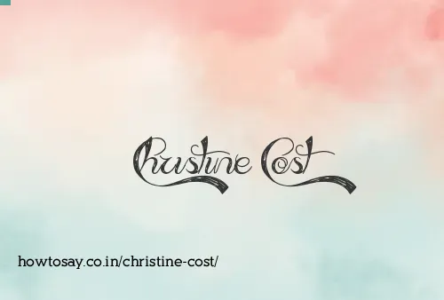 Christine Cost