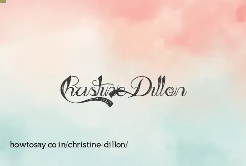 Christine Dillon