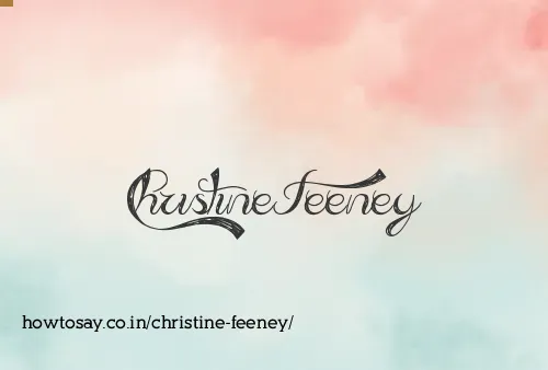Christine Feeney
