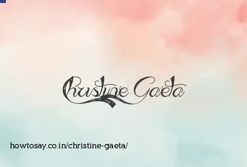 Christine Gaeta
