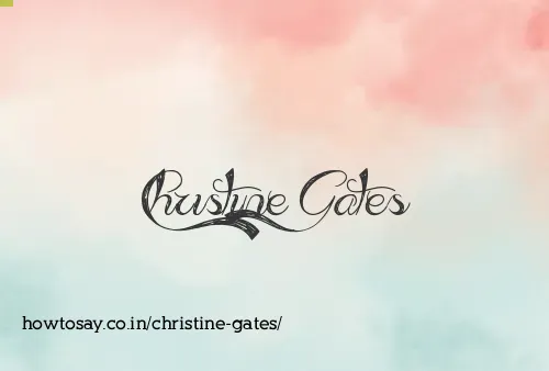 Christine Gates