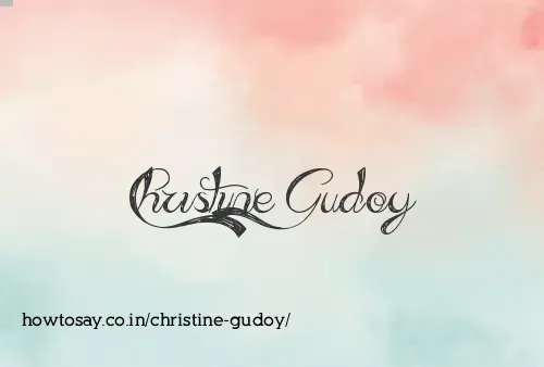 Christine Gudoy