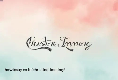 Christine Imming