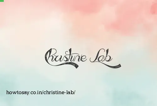 Christine Lab