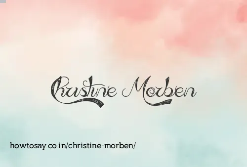 Christine Morben