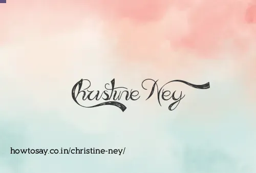 Christine Ney