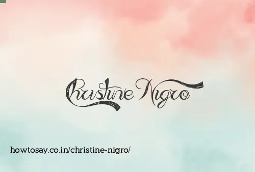 Christine Nigro