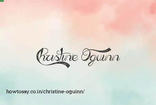 Christine Oguinn