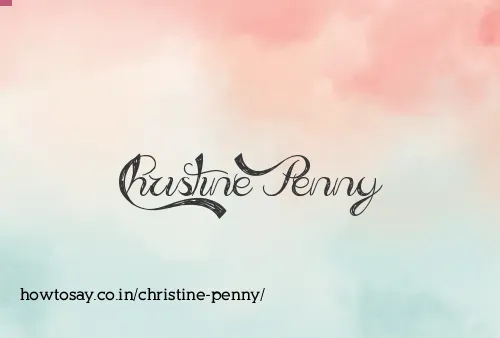 Christine Penny
