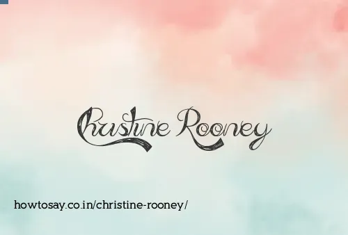 Christine Rooney