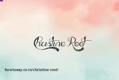 Christine Root