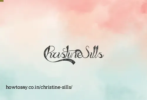 Christine Sills