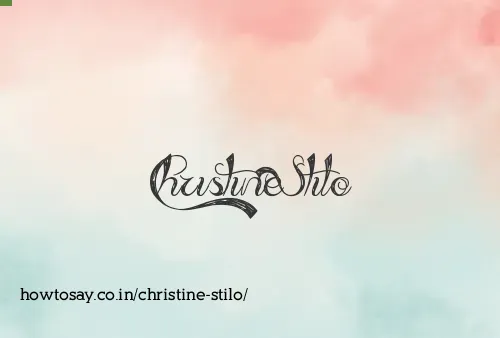 Christine Stilo