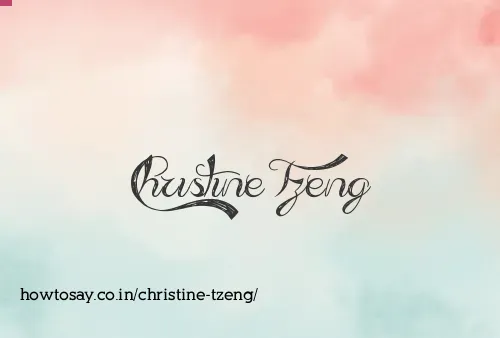 Christine Tzeng