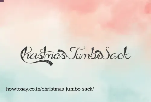 Christmas Jumbo Sack