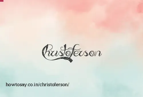 Christoferson