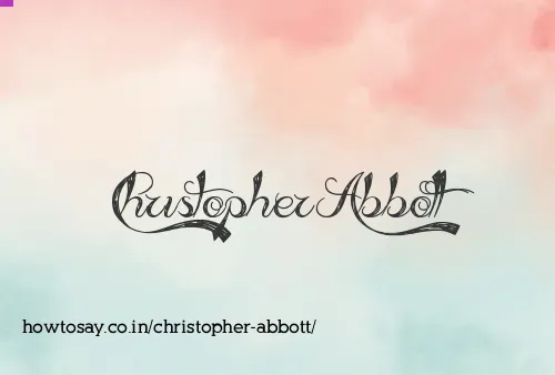 Christopher Abbott