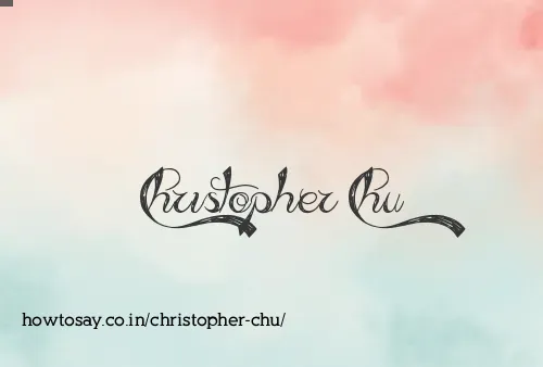 Christopher Chu