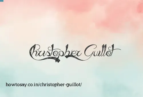 Christopher Guillot