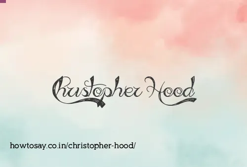 Christopher Hood