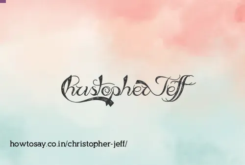 Christopher Jeff